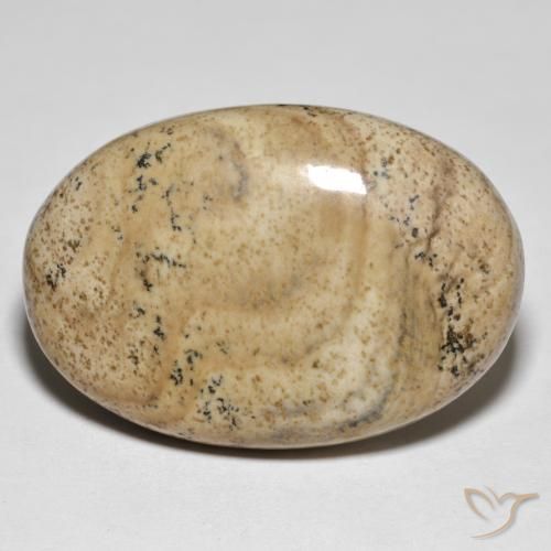 31.50ct Natural Multicolor Jasper, Oval, Opaque