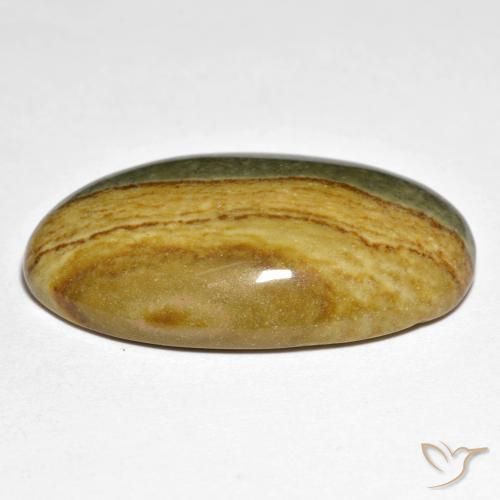 Jasper Gemstone in 28.9 x 16.8 mm Size for Sale, Jasper Stone in Multicolor Color