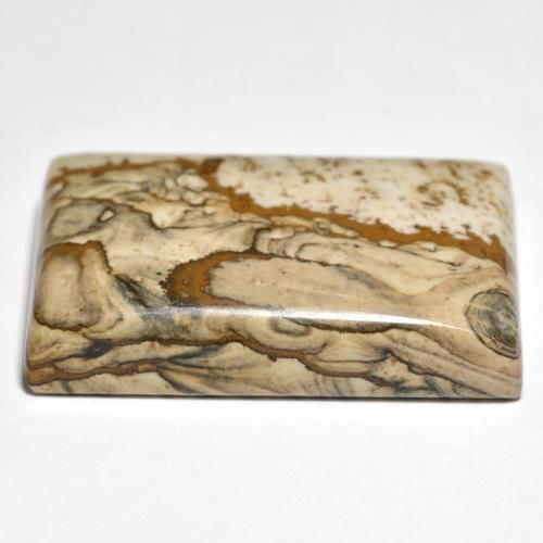 Jasper Gemstone in 26.4 x 16.8 mm Size for Sale, Jasper Stone in Multicolor Color