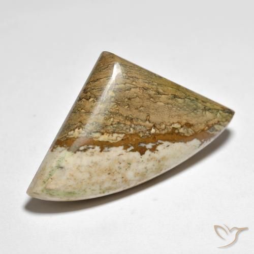 26.01 ct Multicolor Jasper Stone, Natural Jasper in Fancy Cabochon Shape for Sale