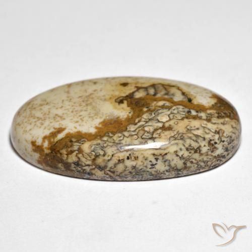 Jasper Gemstone in 30.9 x 18.1 mm Size for Sale, Jasper Stone in Multicolor Color