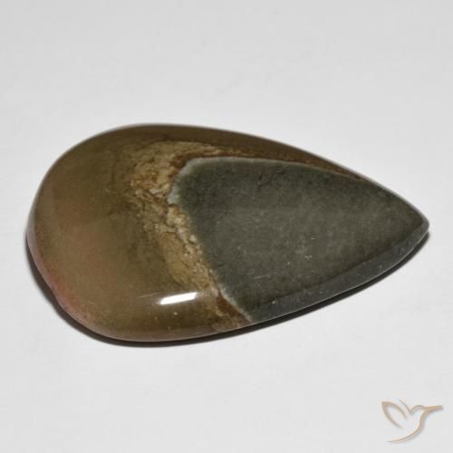 Jasper Gemstone in 39.7 x 32 mm Size for Sale, Jasper Stone in Multicolor Color