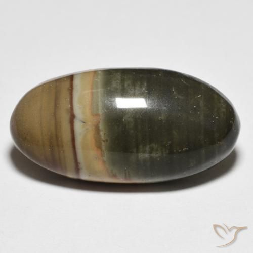 13.77ct Natural Multicolor Jasper, Oval, Opaque