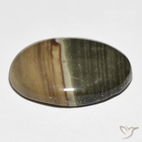Jasper Gemstone in 22.7 x 17.8 mm Size for Sale, Jasper Stone in Multicolor Color