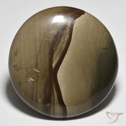 88.57ct Natural Multicolor Jasper, Round, Opaque