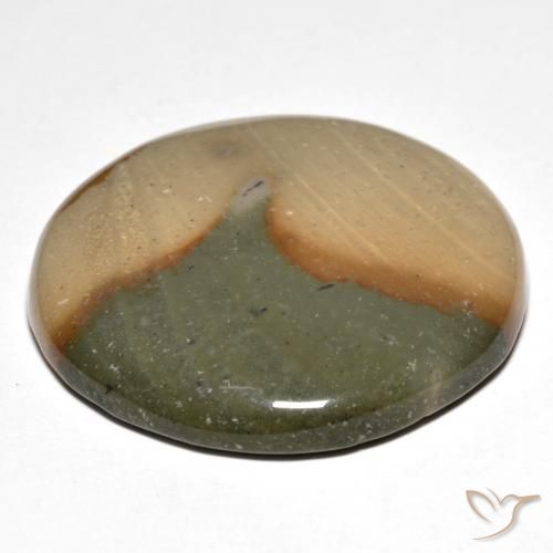 Jasper Gemstone in 31.8 mm Size for Sale, Jasper Stone in Multicolor Color