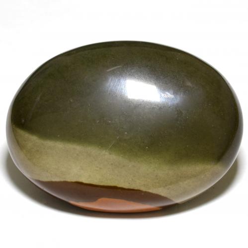 Multicolore Diaspro Gem - 37ct Ovale cabochon (ID: 600435)