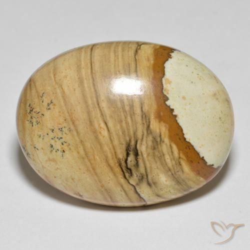 41.24ct Natural Multicolor Jasper, Oval, Opaque