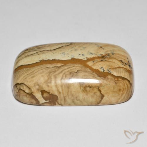 Jasper Gemstone in 33.9 x 21.8 mm Size for Sale, Jasper Stone in Multicolor Color