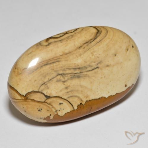 55.34ct Natural Multicolor Jasper, Oval, Opaque