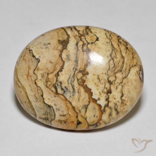 27.46ct Natural Multicolor Jasper, Oval, Opaque