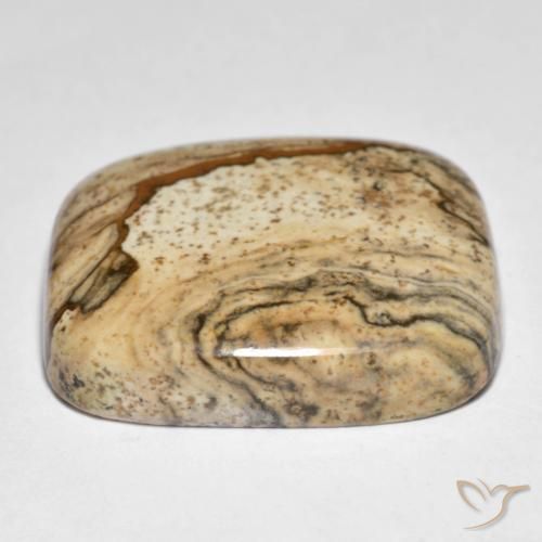 Jasper Gemstone in 24.6 x 21.8 mm Size for Sale, Jasper Stone in Multicolor Color