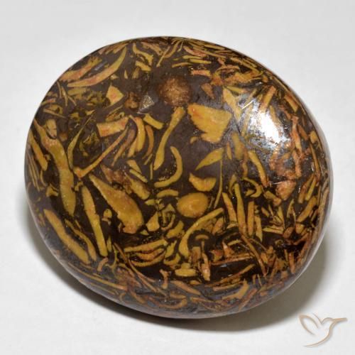 58.00ct Natural Gingerbread Brown Jasper, Oval, Opaque