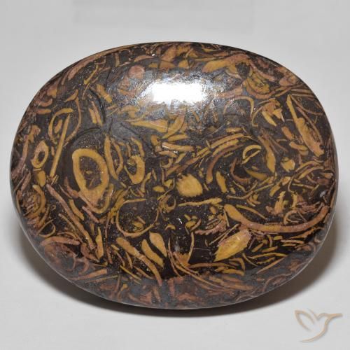 86.58 ct Multicolor Jasper Stone, Natural Jasper in Oval Cabochon Shape for Sale