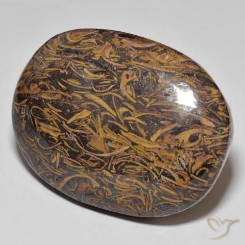 92.62 ct Multicolor Jasper Stone, Natural Jasper in Oval Cabochon Shape for Sale