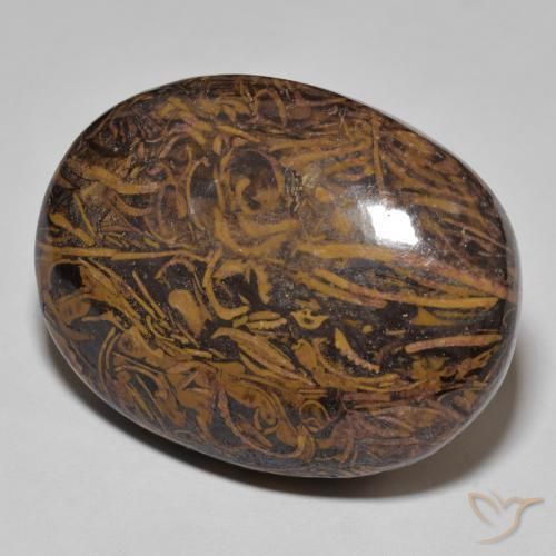 56.86ct Natural Multicolor Jasper, Oval, Opaque