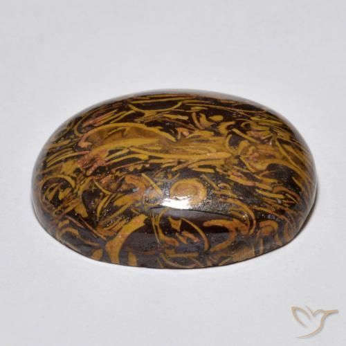 Jasper Gemstone in 25.4 x 20 mm Size for Sale, Jasper Stone in Multicolor Color