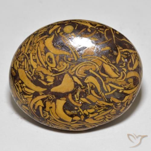 45.08ct Natural Multicolor Jasper, Oval, Opaque