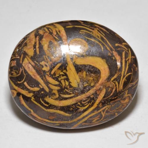 48.68ct Natural Multicolor Jasper, Oval, Opaque
