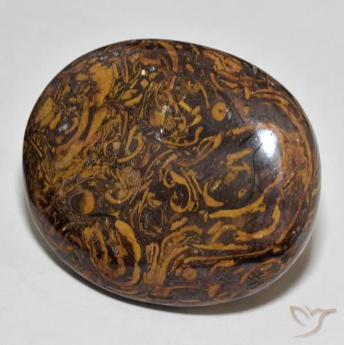 87.67 ct Multicolor Jasper Stone, Natural Jasper in Oval Cabochon Shape for Sale