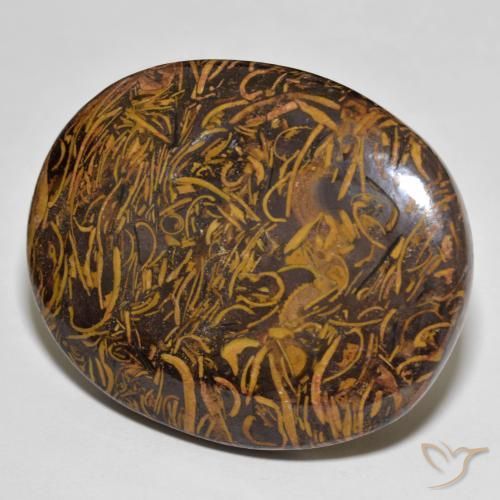 94.83 ct Multicolor Jasper Stone, Natural Jasper in Oval Cabochon Shape for Sale