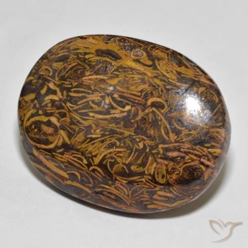 76.80 ct Multicolor Jasper Stone, Natural Jasper in Oval Cabochon Shape for Sale
