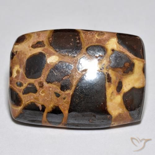 21.42ct Natural Multicolor Jasper, Cushion, Opaque
