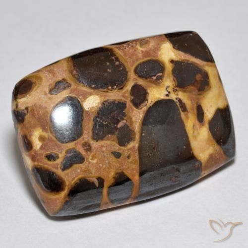 21.42 ct Multicolor Jasper Stone, Natural Jasper in Cushion Cabochon Shape for Sale