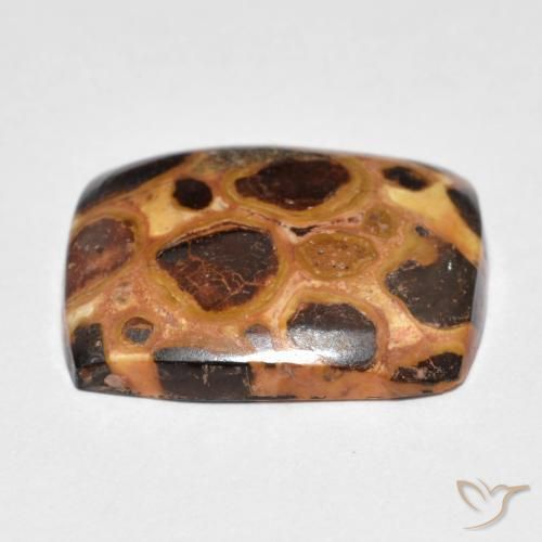 Jasper Gemstone in 19 x 16.7 mm Size for Sale, Jasper Stone in Multicolor Color