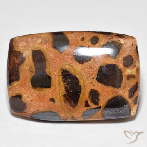 19.75ct Natural Multicolor Jasper, Cushion, Opaque