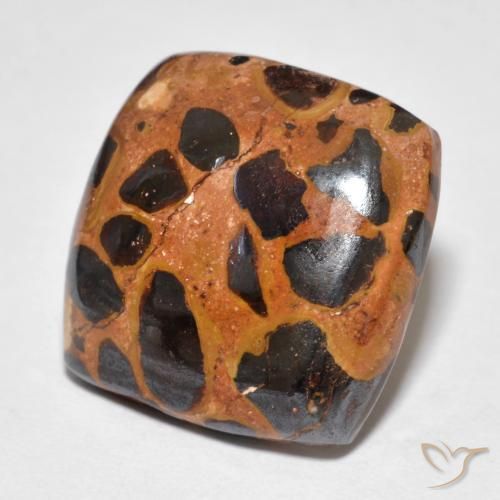 14.39ct Natural Multicolor Jasper, Cushion, Opaque