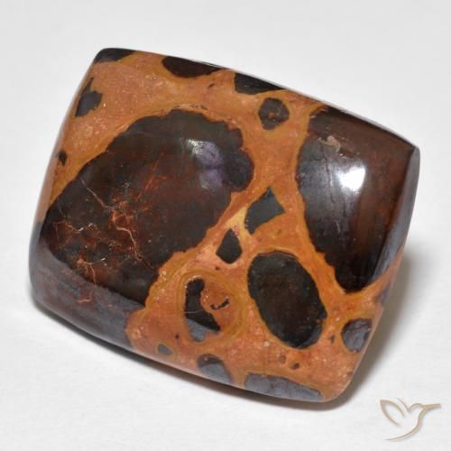 15.07 ct Multicolor Jasper Stone, Natural Jasper in Cushion-Cut Shape for Sale