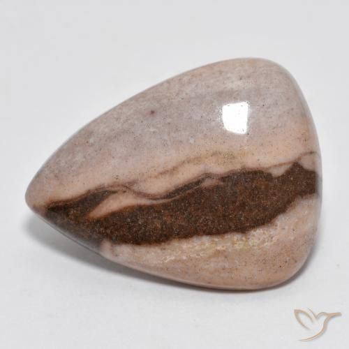 9.81ct Natural Multicolor Jasper, Pear Shape, Opaque