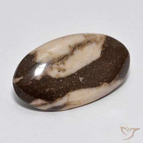 9.67 ct Multicolor Jasper Stone, Natural Jasper in Oval Cabochon Shape for Sale