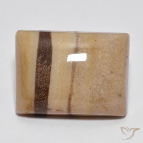 22.36ct Natural Multicolor Jasper, Baguette, Opaque
