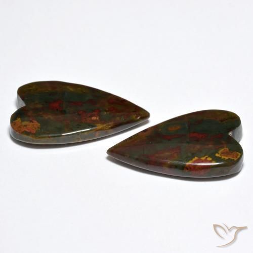 Jasper Gemstones in 20.9 x 12.7 mm Size for Sale, Jasper Stones in Multicolor Color
