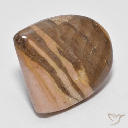 14.95 ct Multicolor Jasper Stone, Natural Jasper in Fancy Cabochon Shape for Sale