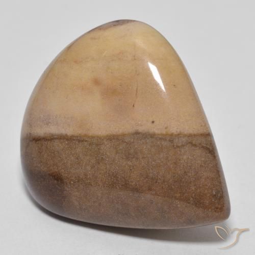 19.98 ct Multicolor Jasper Stone, Natural Jasper in Pear Cabochon Shape for Sale