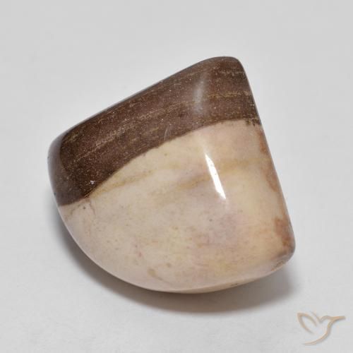 17.27 ct Multicolor Jasper Stone, Natural Jasper in Fancy Cabochon Shape for Sale