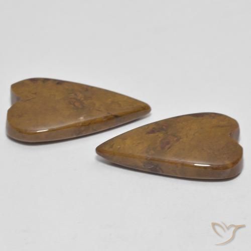Jasper Gemstones in 19.8 x 12.1 mm Size for Sale, Jasper Stones in Multicolor Color