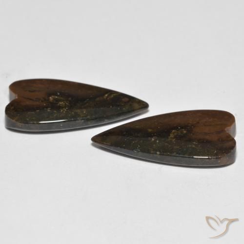 Jasper Gemstones in 21.8 x 11.2 mm Size for Sale, Jasper Stones in Multicolor Color