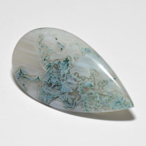 Multicolor Jasper Gem - 44.1ct Pear Cabochon (ID: 617547)