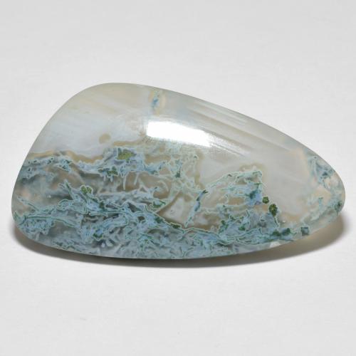28.82 ct Multicolor Jasper Stone, Natural Jasper in Fancy Cabochon Shape for Sale