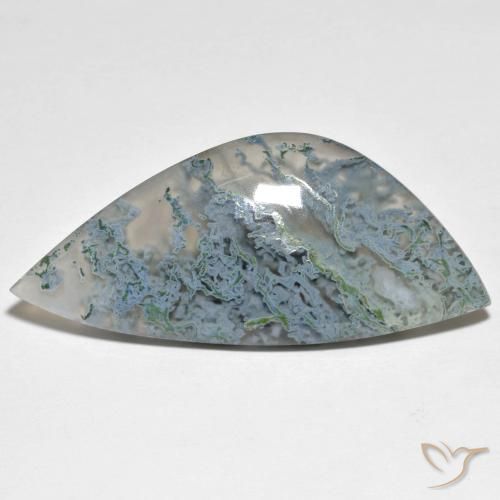 Diaspro fantasia da 25,72 ct, 42,3 x 18,8 mm dall'Indonesia, Photo A