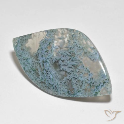 Diaspro fantasia da 36,66 ct, 45,9 x 26,3 mm dall'Indonesia, Photo A