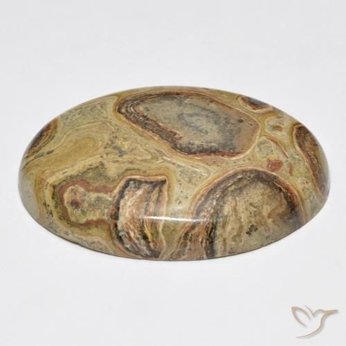 Jasper Gemstone in 41.8 x 30.9 mm Size for Sale, Jasper Stone in Multicolor Color