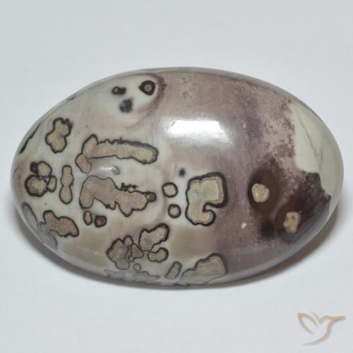 37.10ct Natural Multicolor Jasper, Oval, Opaque