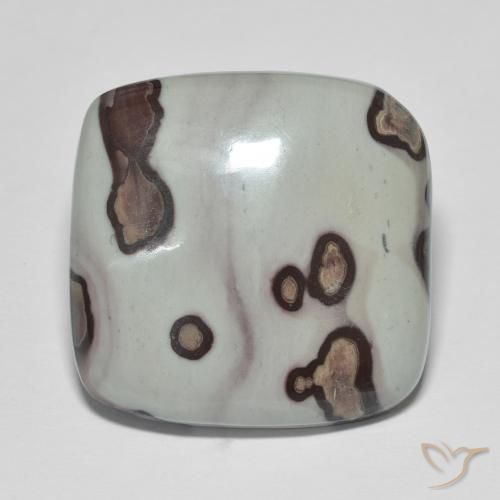 29.21ct Natural Multicolor Jasper, Cushion, Opaque