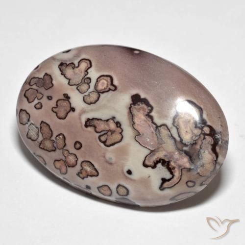 Diaspro ovale da 44,3 ct, 35,9 x 24 mm dall'Indonesia, Photo A