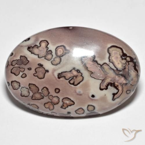 44.30 ct Multicolor Jasper Stone, Natural Jasper in Oval Cabochon Shape for Sale